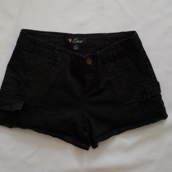 Guess black shorts Clearance